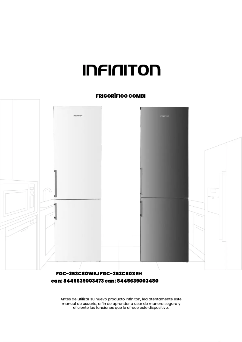 Page n°1 - Manuel utilisateur Infiniton FGC-253C80WEJ