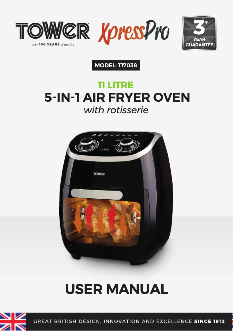 Page n°1 - Manuel utilisateur Tower Xpress Pro T17038