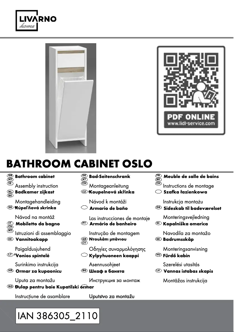 Image de la première page du manuel de l'appareil IAN 386305