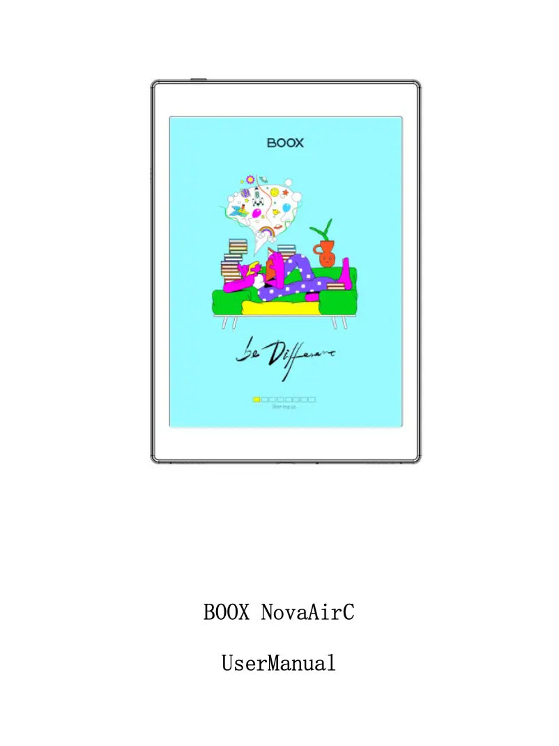 Page n°1 - Manuel utilisateur BOOX Nova Air C