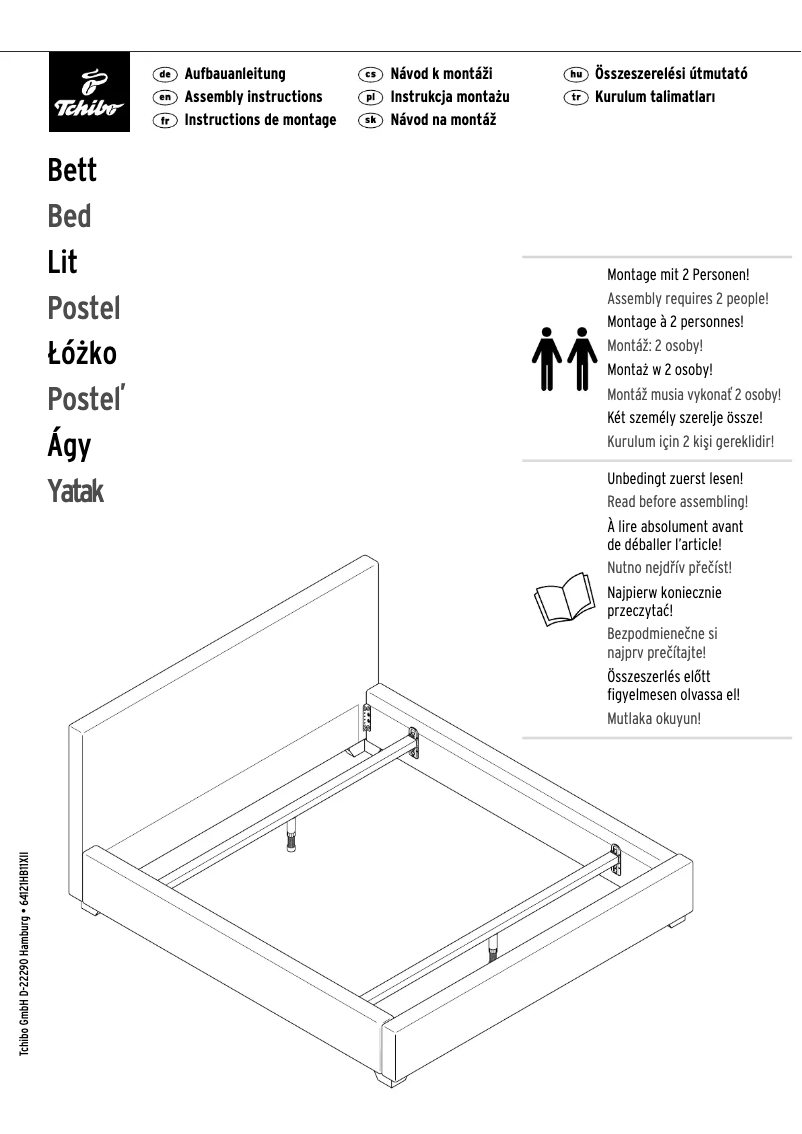 Page 1 de la notice Manuel utilisateur Tchibo 283093