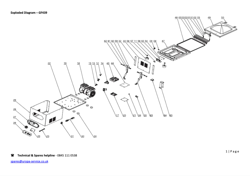 Page 1 de la notice Schéma de câblage Buffalo GF439