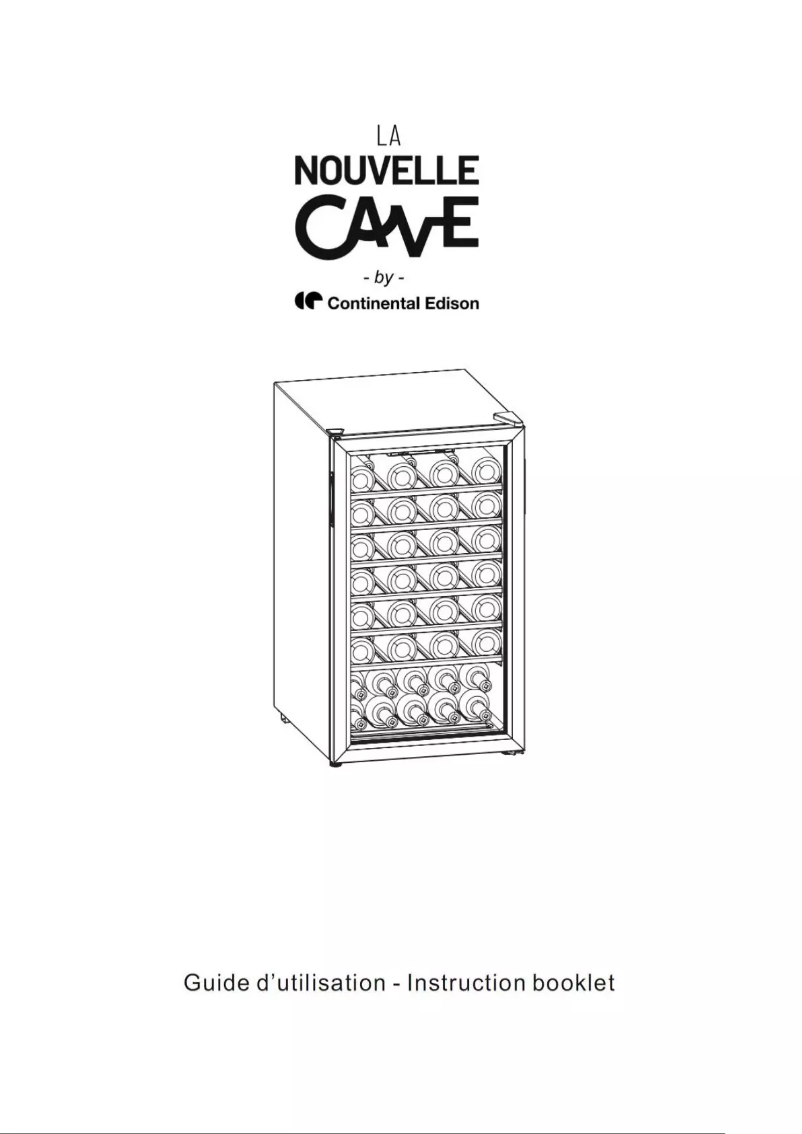 Page 1 de la notice Manuel utilisateur Continental Edison CECWC52B