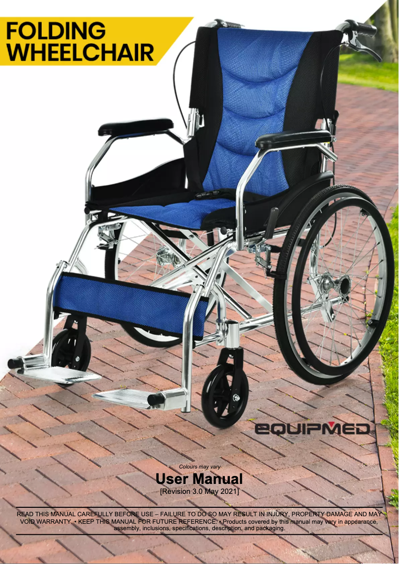 Page n°1 - Manuel utilisateur eQuipMed SmartLine