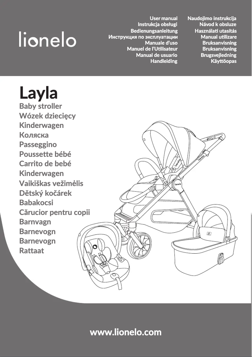 Page 1 de la notice Manuel utilisateur Lionelo Layla