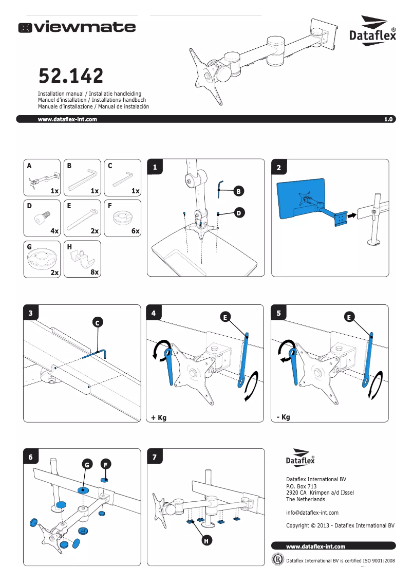 Page 1 de la notice Manuel utilisateur Dataflex ViewMate 142
