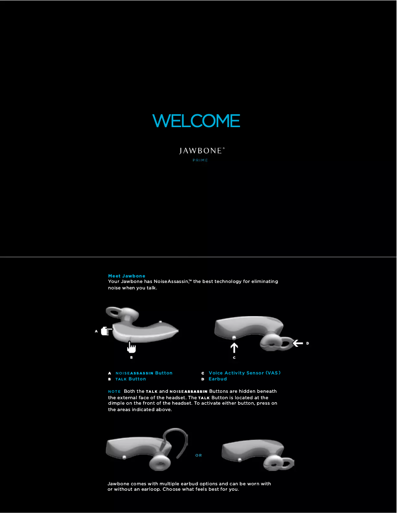 Image de la première page du manuel de l'appareil Prime