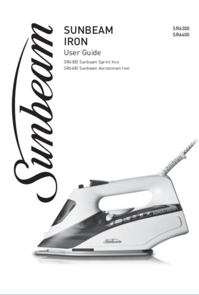 Image de la première page du manuel de l'appareil Aerostream SR6400