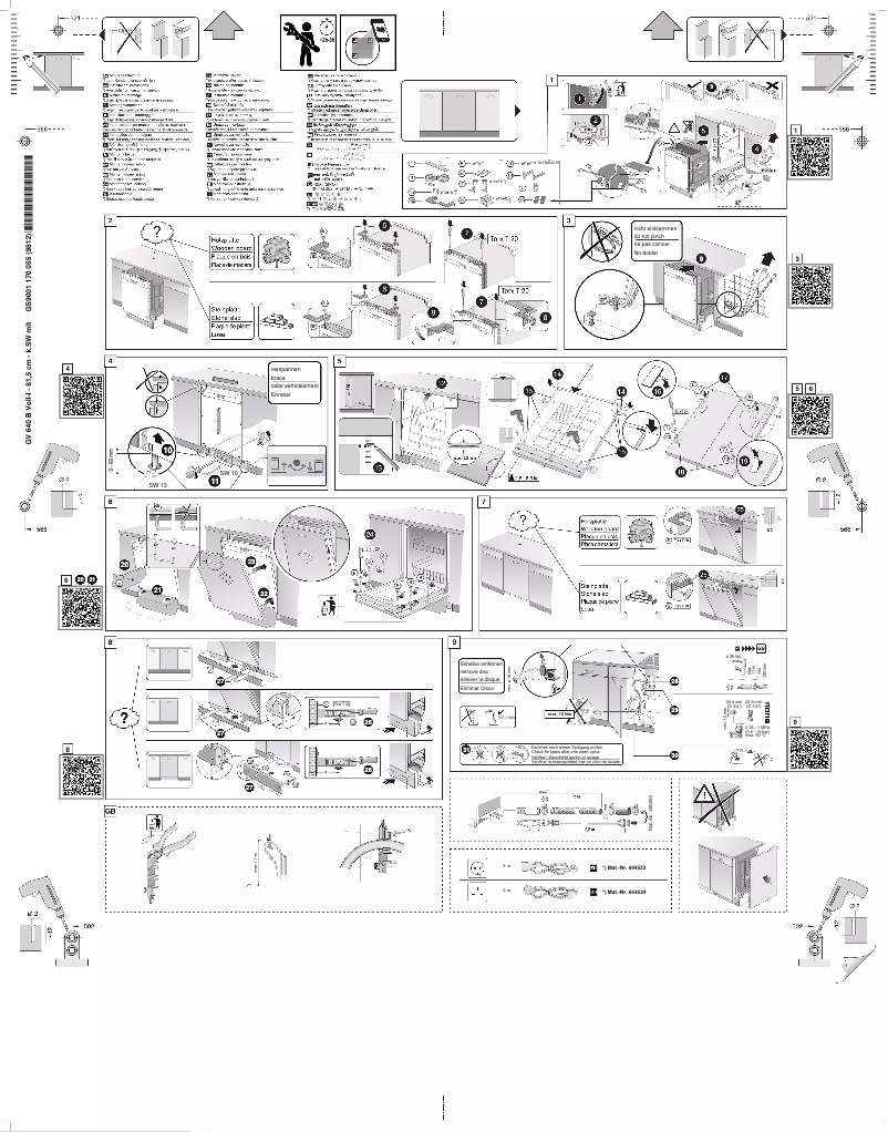 Page 1 de la notice Instructions / montage Constructa CG6VX00HVE
