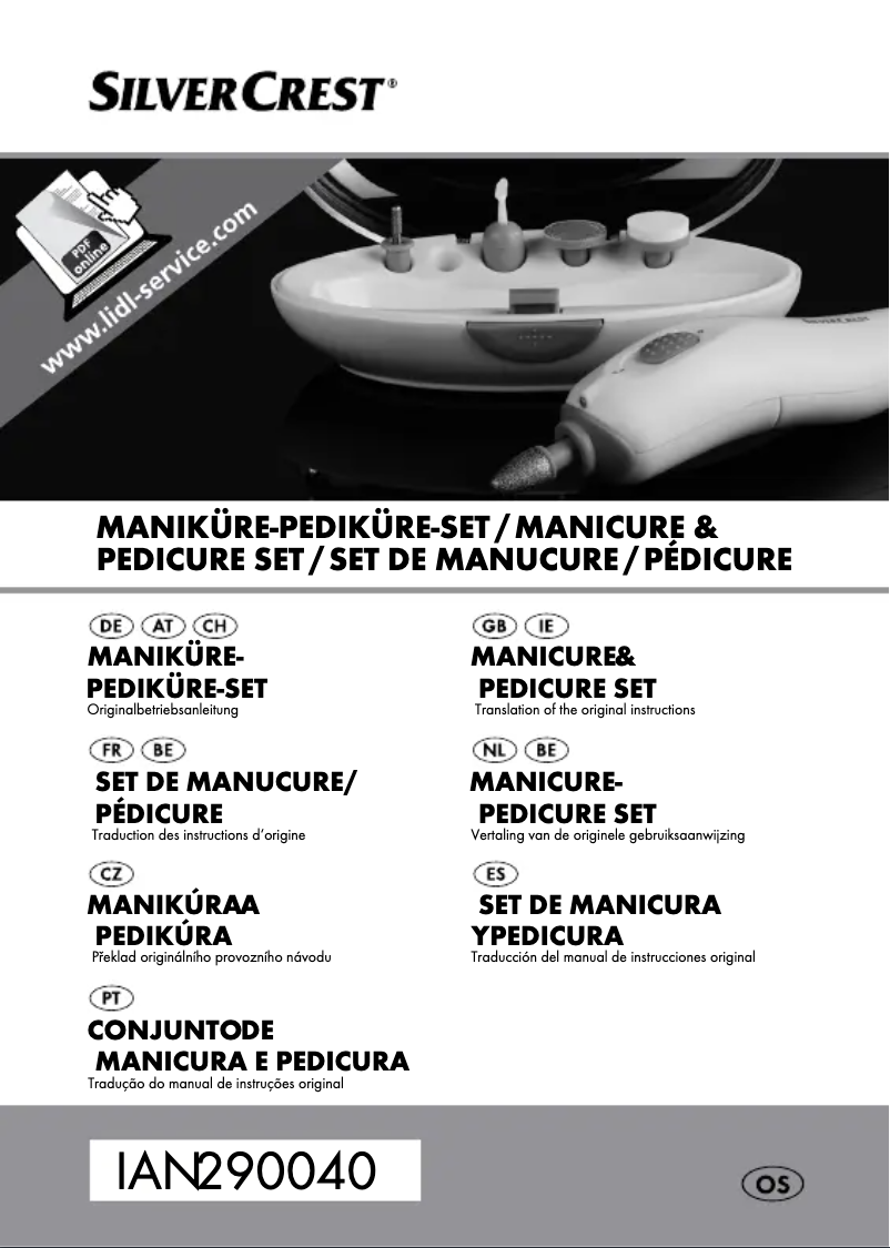 Page n°1 - Manuel utilisateur SilverCrest IAN 290040