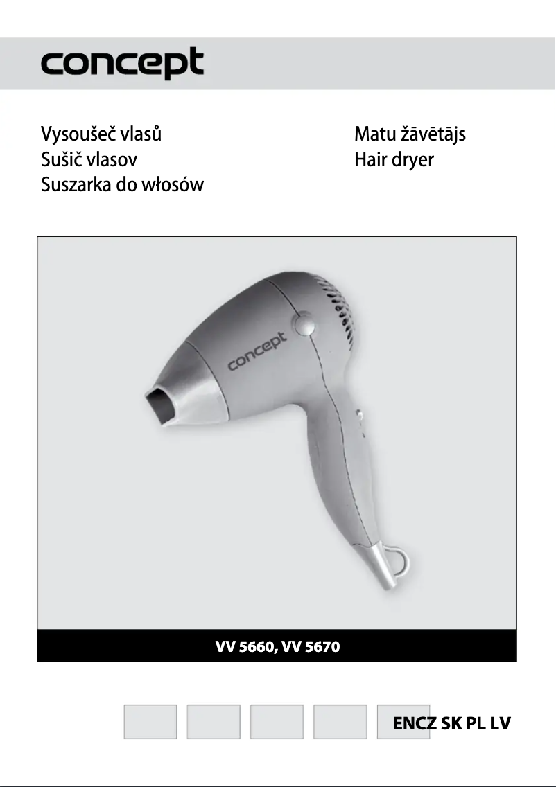 Page 1 de la notice Manuel utilisateur Concept VV-5660HI