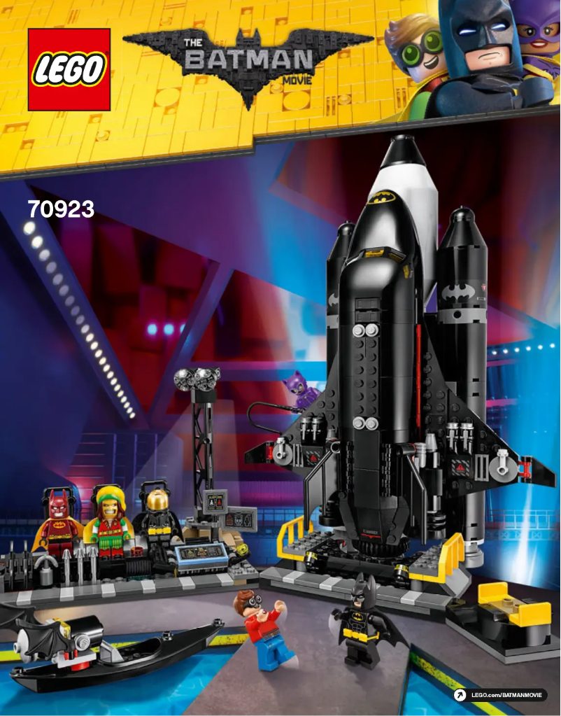 Page 1 of the manual Visual Instructions Lego Batman Movie 70923