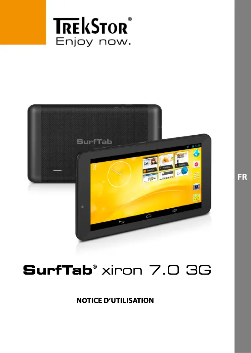 Page n°1 - Manuel utilisateur TrekStor SurfTab Xiron 7.0 3G