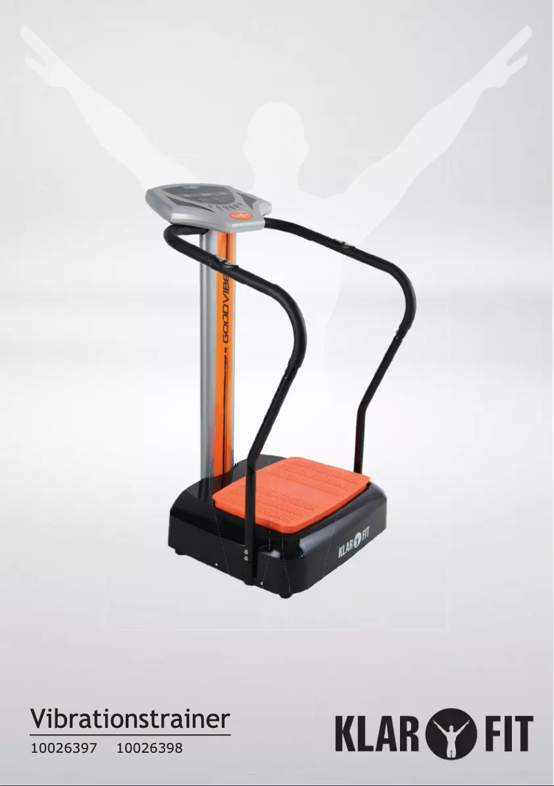 Page 1 de la notice Manuel utilisateur Klarfit Vibrationstrainer Goodvibe