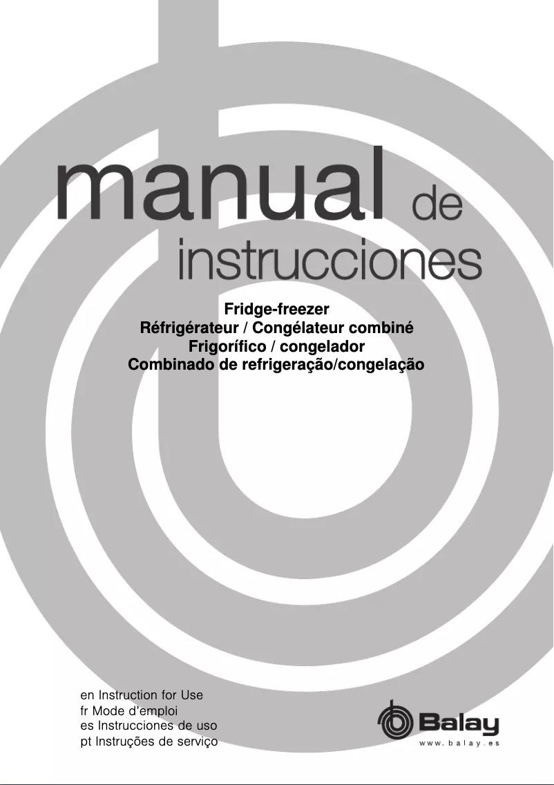 Page n°1 - Manuel utilisateur Balay 3FF3450MI