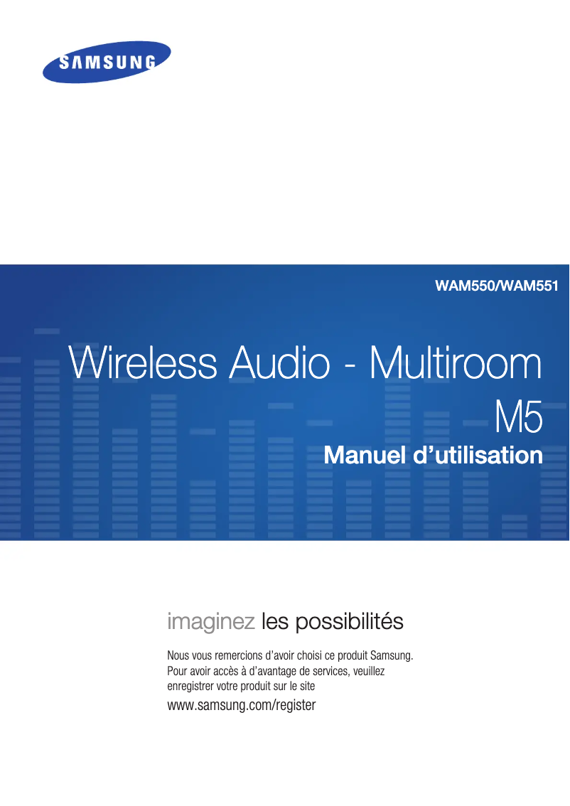 Page 1 de la notice Manuel utilisateur Samsung Multiroom M5