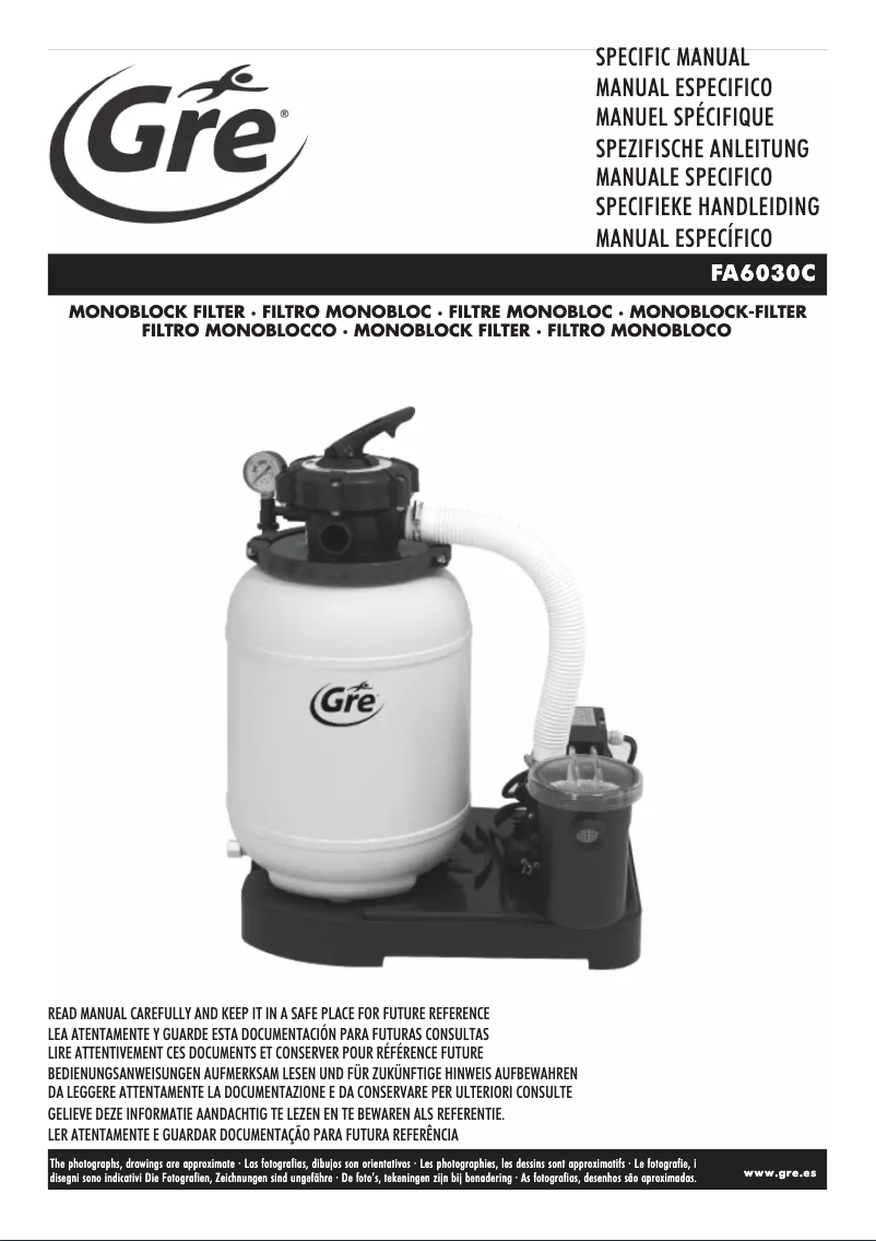 Página 1 del manual Manual de usuario Gre KIT300ECOB