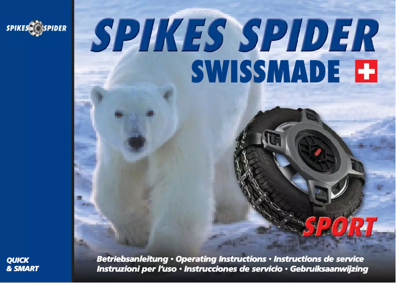 Page 1 de la notice Manuel utilisateur Spikes Spider Sport