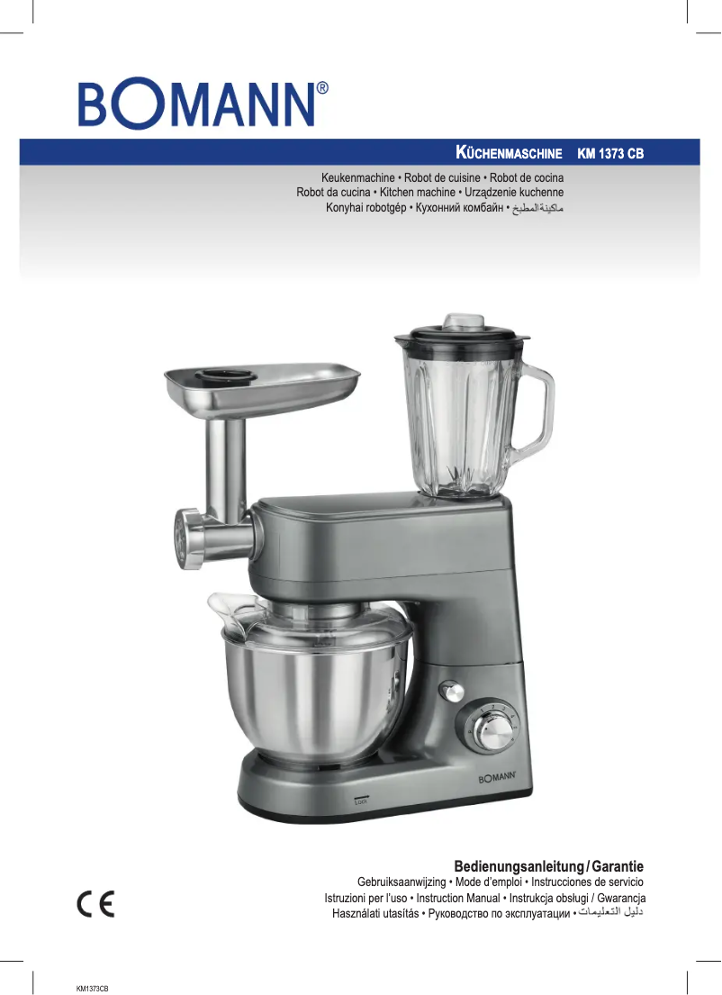 Página 1 del manual Manual de usuario Bomann KM 1373 CB