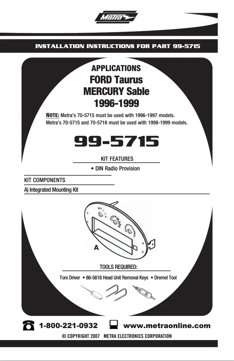 Page 1 de la notice Manuel utilisateur AXESS 99-5715