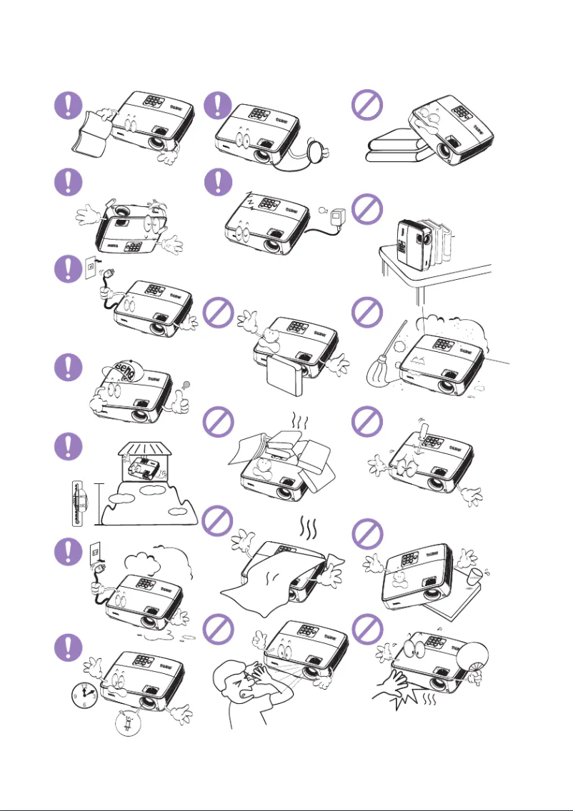 Page n°1 - Guide de démarrage rapide BenQ 9H.J6K77.35L