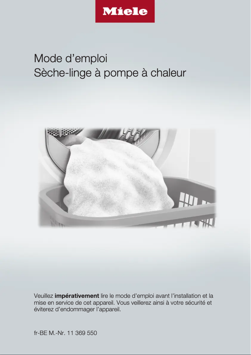 Image de la première page du manuel de l'appareil TWD 440 WP