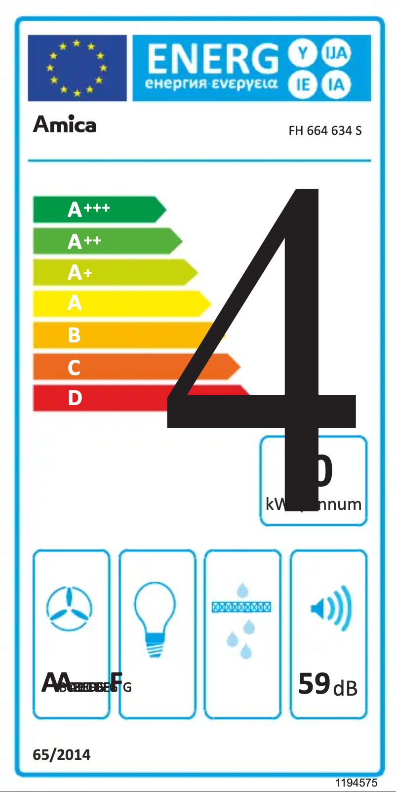 Image de la première page du manuel de l'appareil FH 664 634 S
