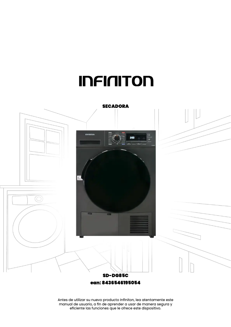 Page 1 de la notice Manuel utilisateur Infiniton SD-DG85C