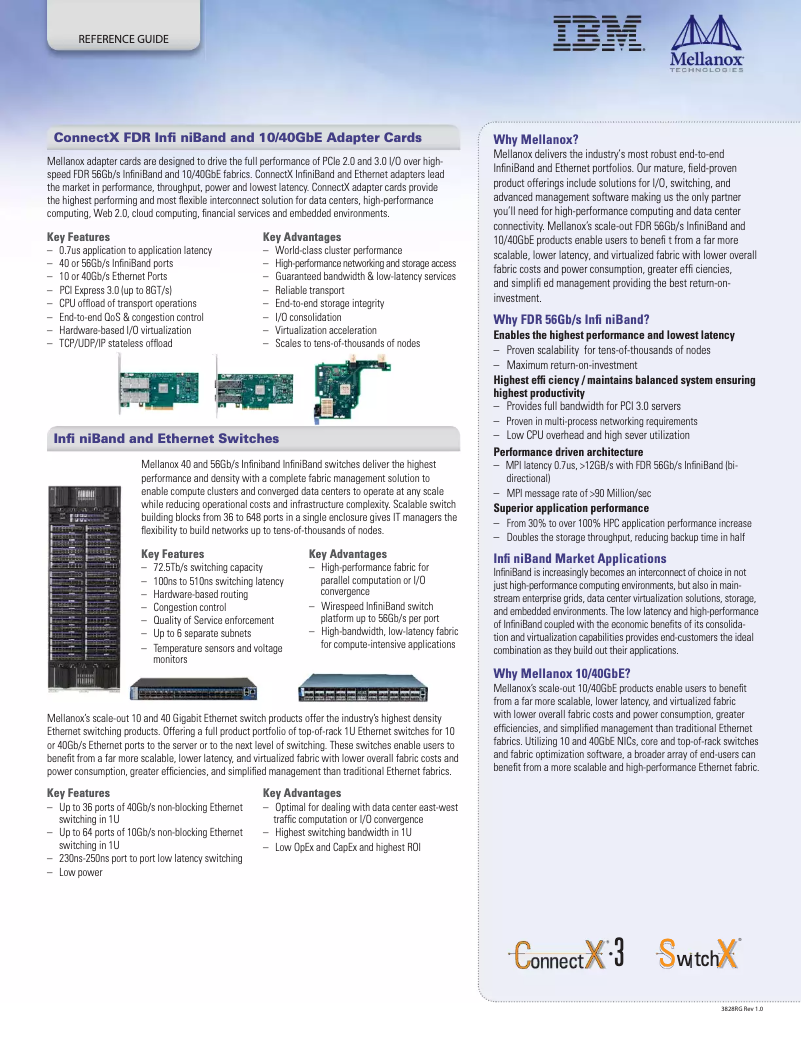Page n°1 - Manuel utilisateur Mellanox Technologies MAM1Q00A-QSA