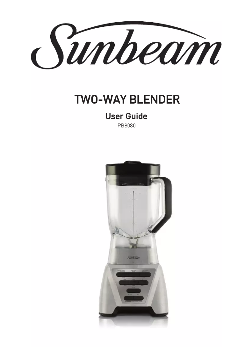 Image de la première page du manuel de l'appareil Two-Way PB8080