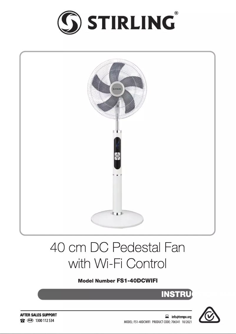 Image de la première page du manuel de l'appareil FS1-40DCWIFI