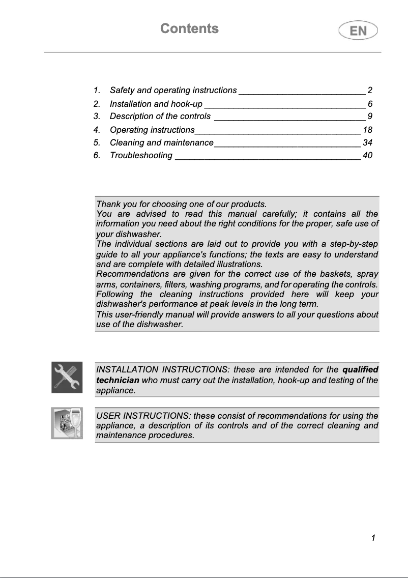 Image de la première page du manuel de l'appareil DWIFABP2