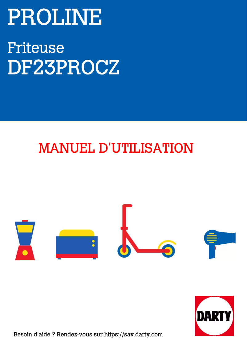 Imagen de la primera página del manual del dispositivo DF23PROCZ
