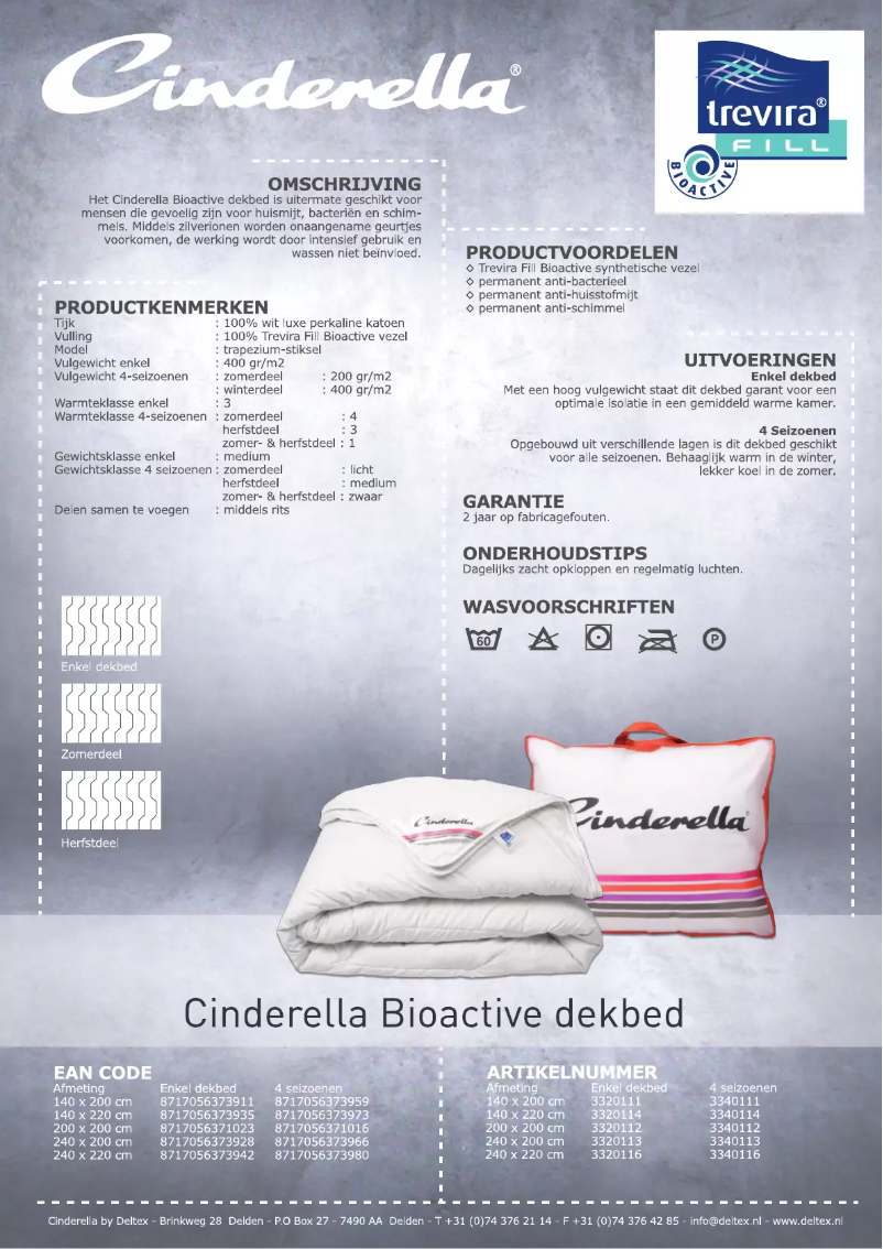 Página 1 del manual Manual de usuario Cinderella Bioactive