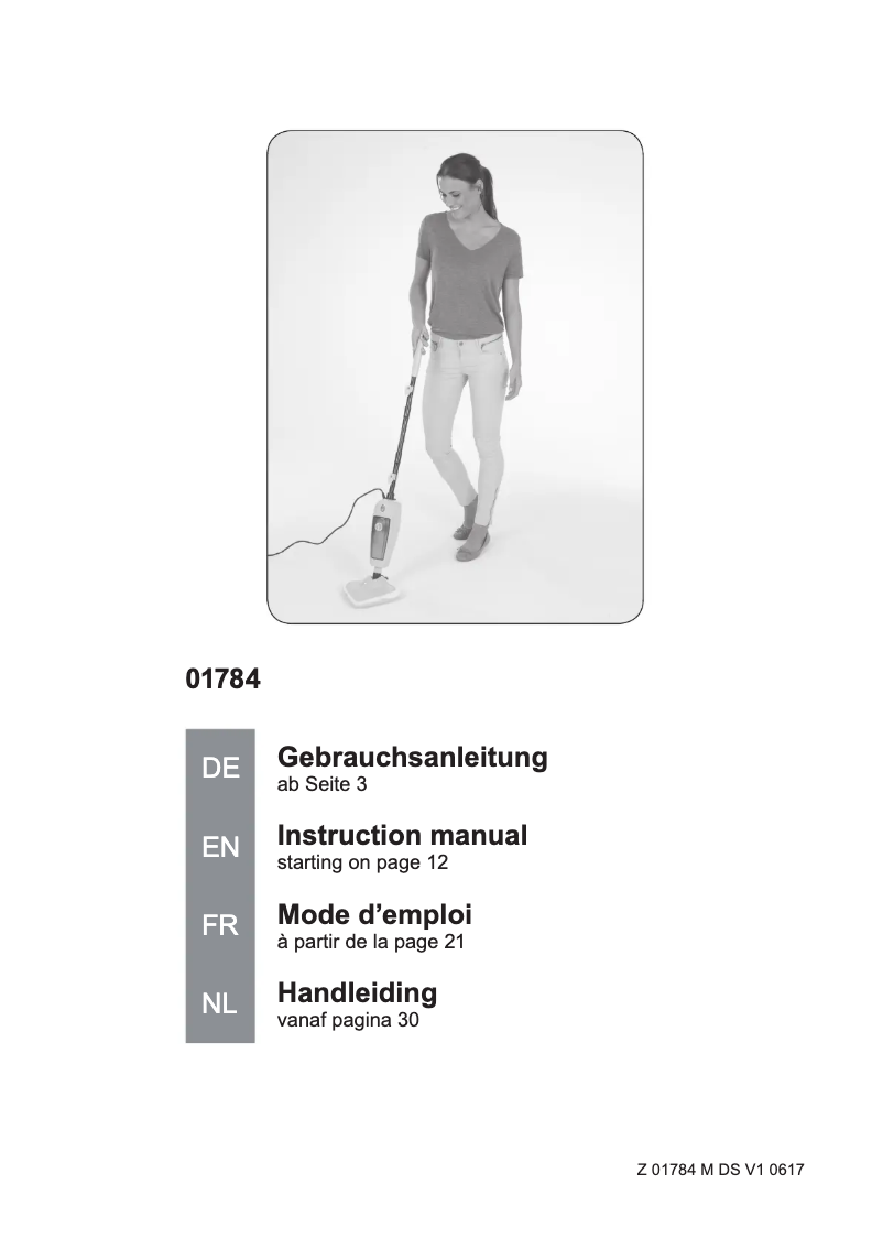 Página 1 del manual Manual de usuario Cleanmaxx 01784