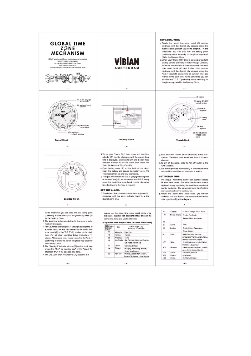 Page n°1 - Manuel utilisateur VIBIAN Xador-1A