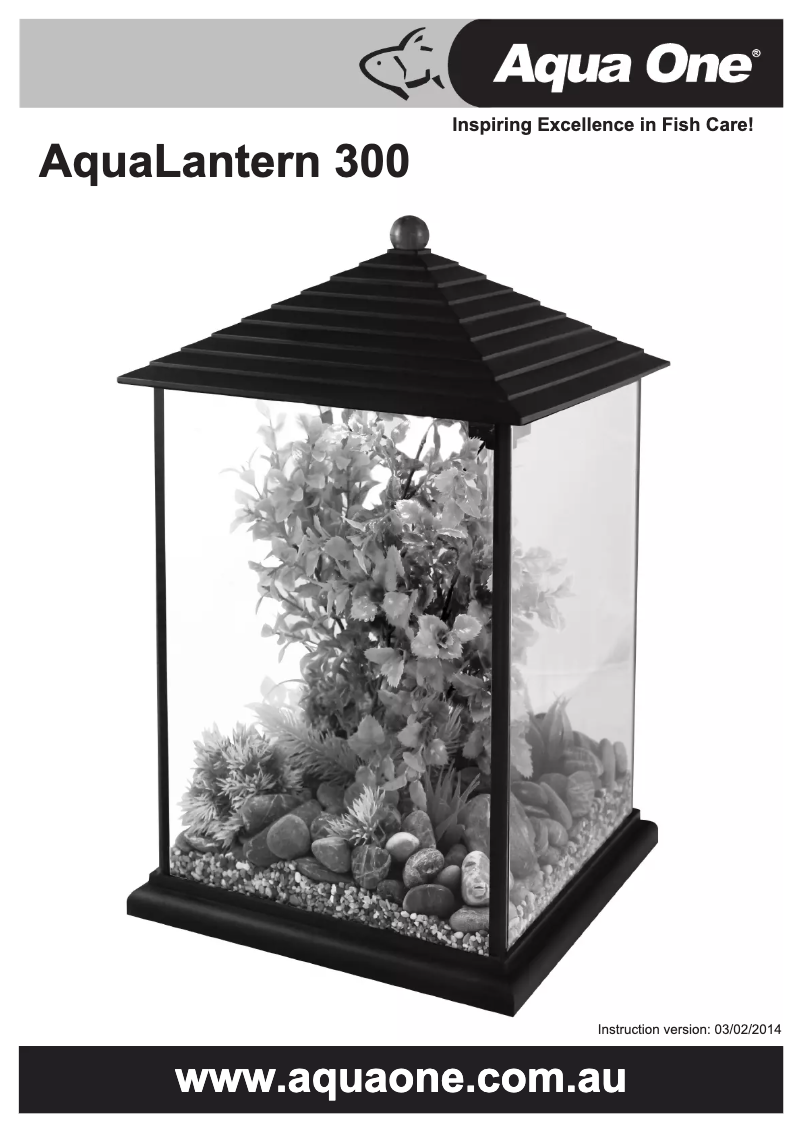 Page 1 de la notice Manuel utilisateur Aqua One AquaLantern 300