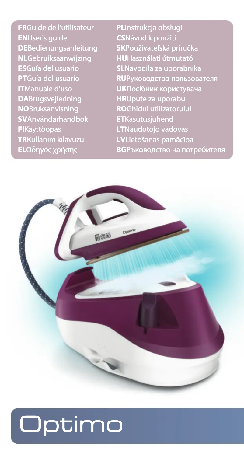 Page n°1 - Manuel utilisateur Tefal Optimo GV4630