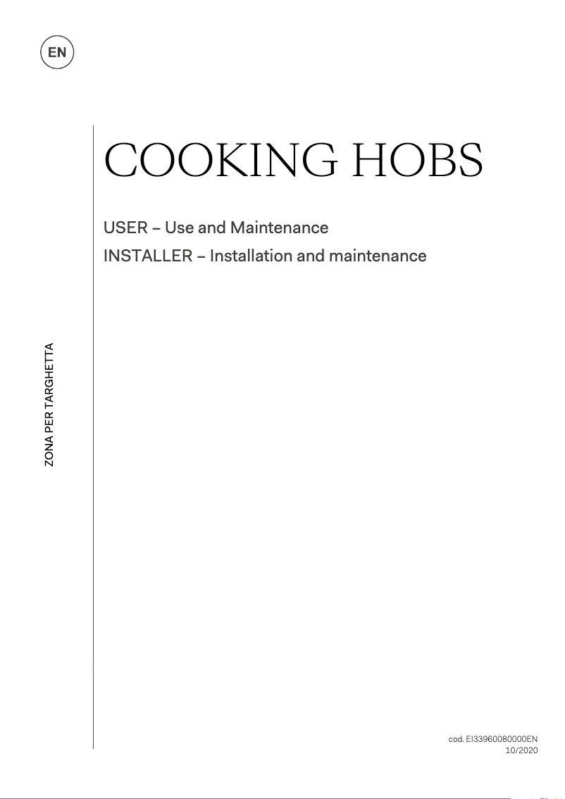 Page n°1 - Manuel utilisateur Ilve HP125FC