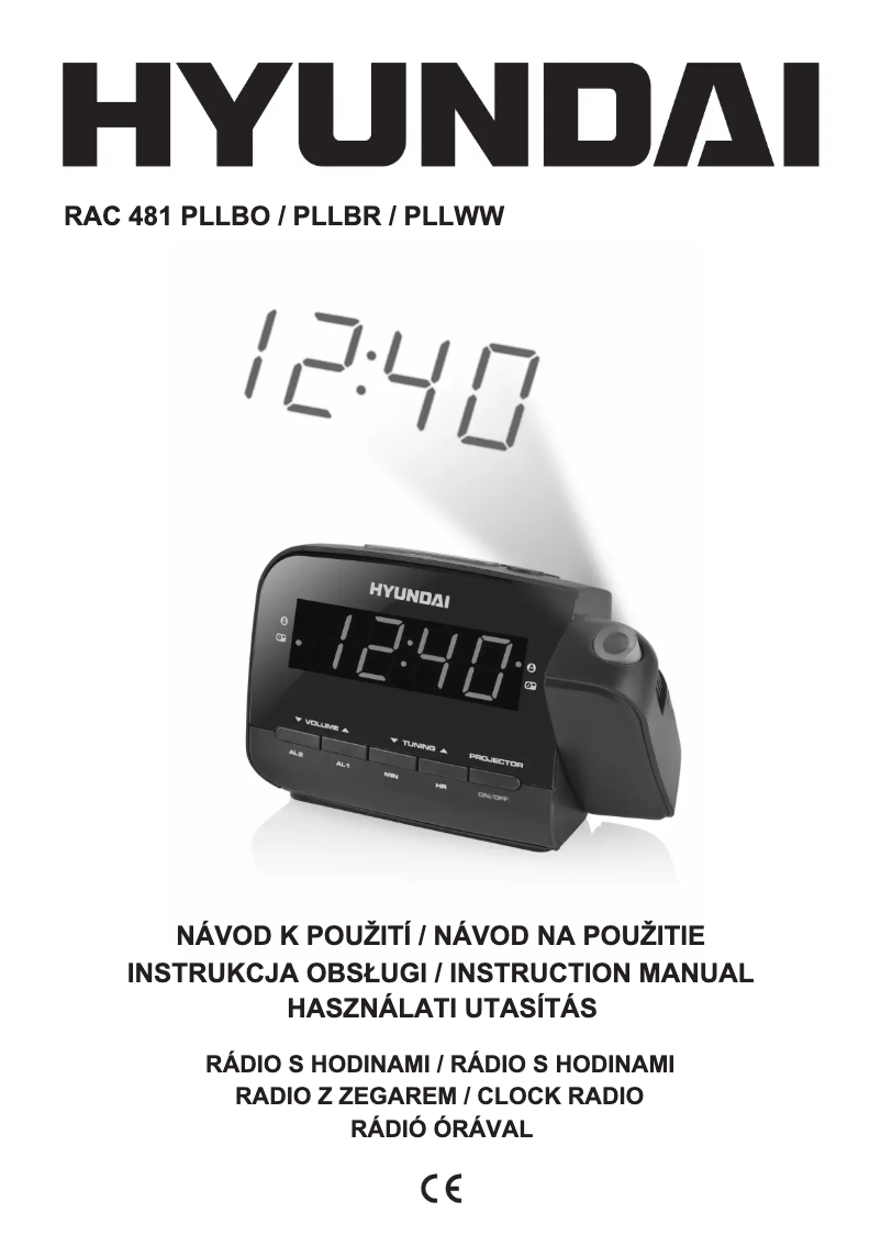 Image de la première page du manuel de l'appareil RAC481PLL