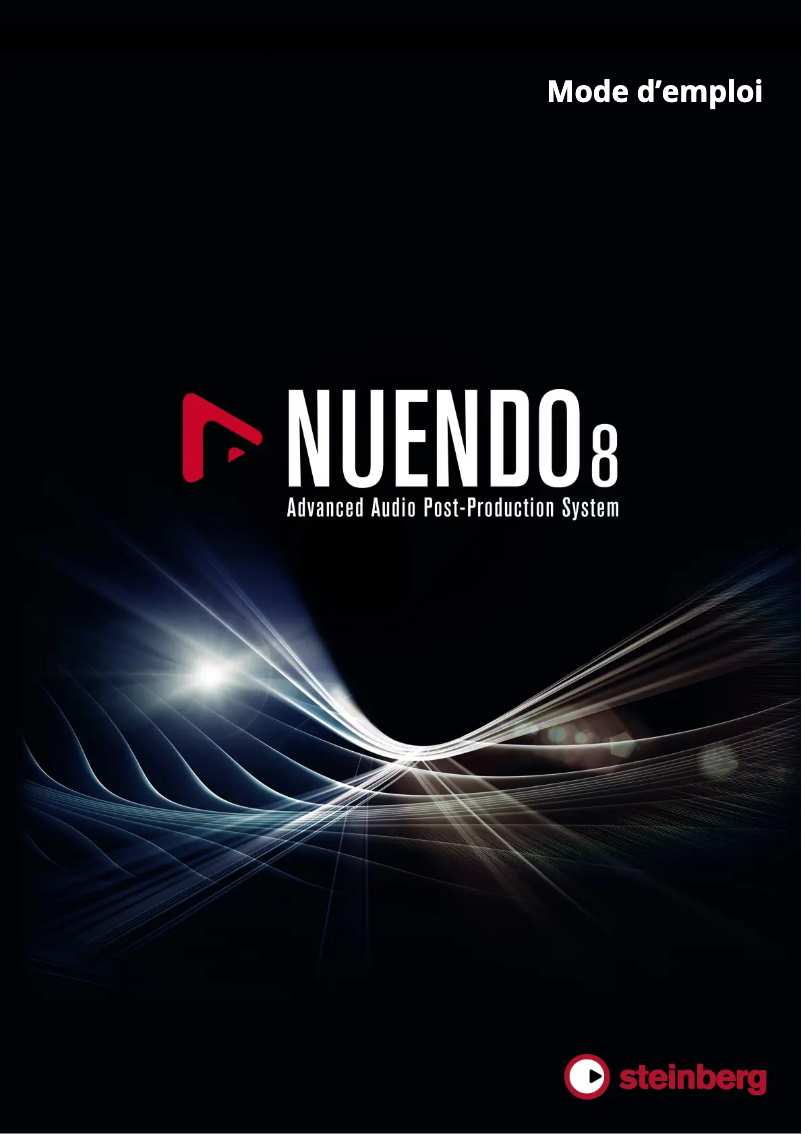 Image de la première page du manuel de l'appareil Nuendo 8
