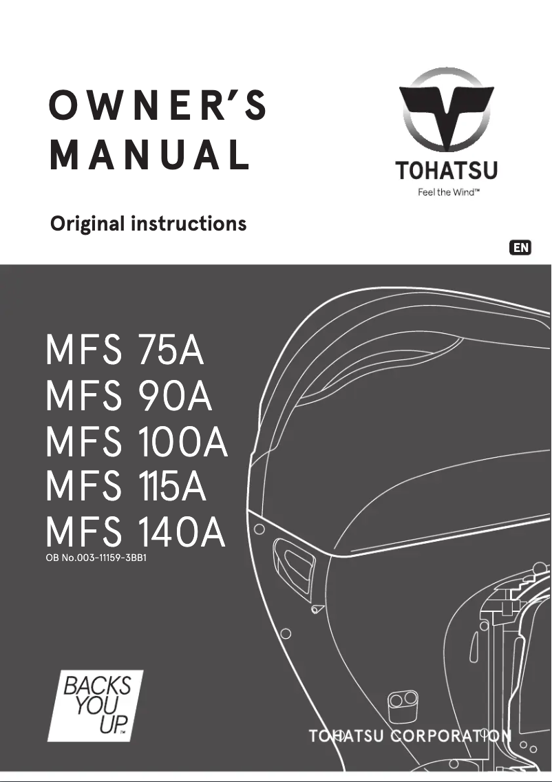 Imagen de la primera página del manual del dispositivo MFS115A
