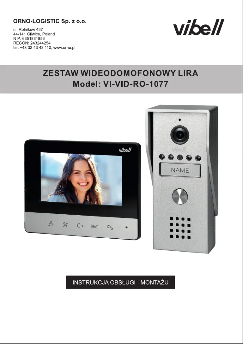 Página 1 del manual Manual de usuario ORNO VI-VID-RO-1077