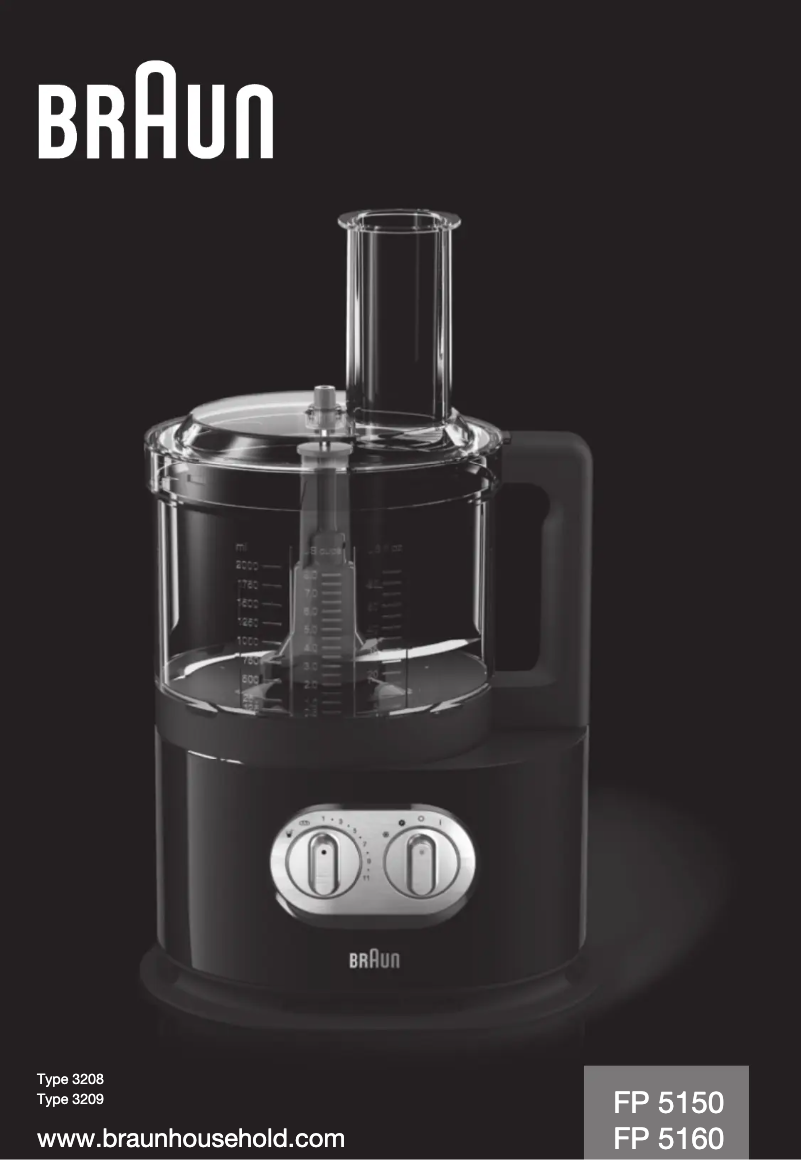 Page n°1 - Manuel utilisateur Braun IdentityCollection FP 5150