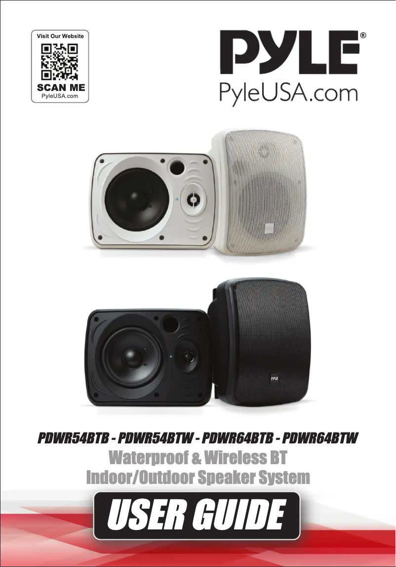 Imagen de la primera página del manual del dispositivo PDWR64BTB