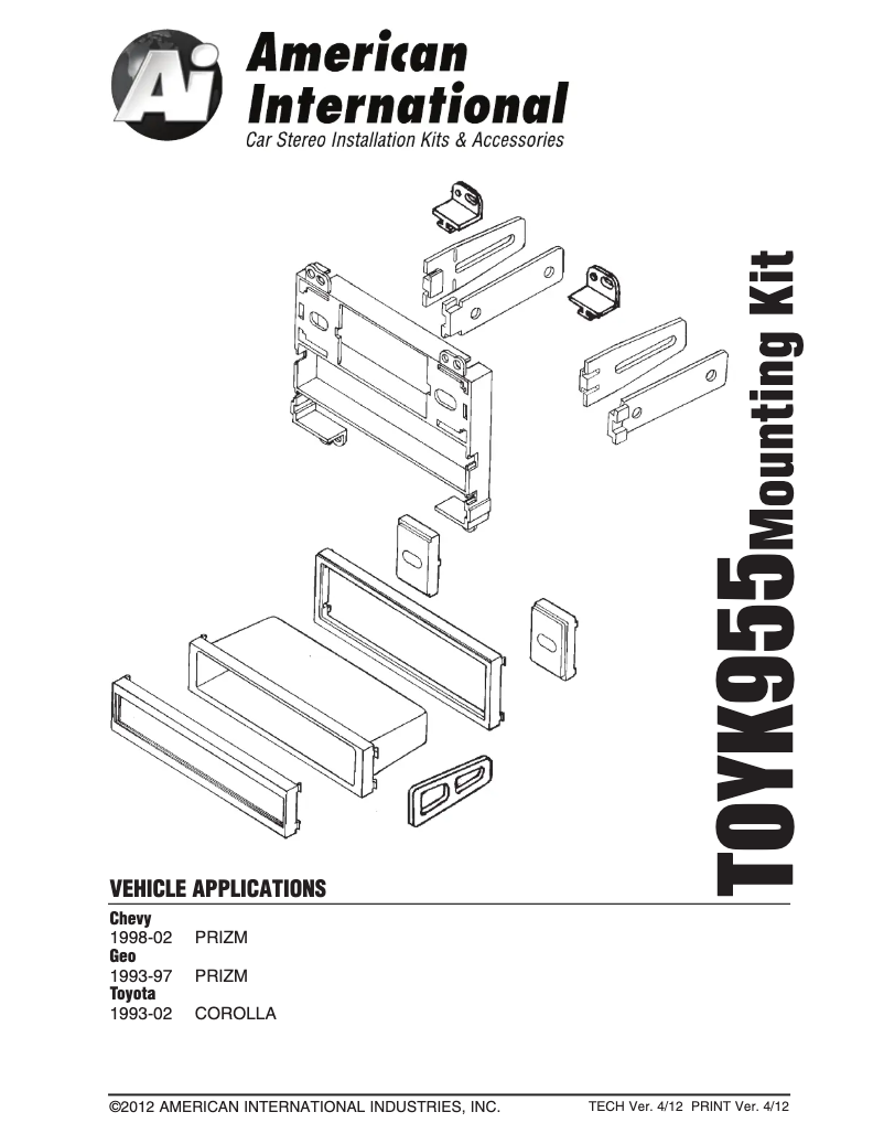 Page n°1 - Manuel utilisateur American International TOYK955
