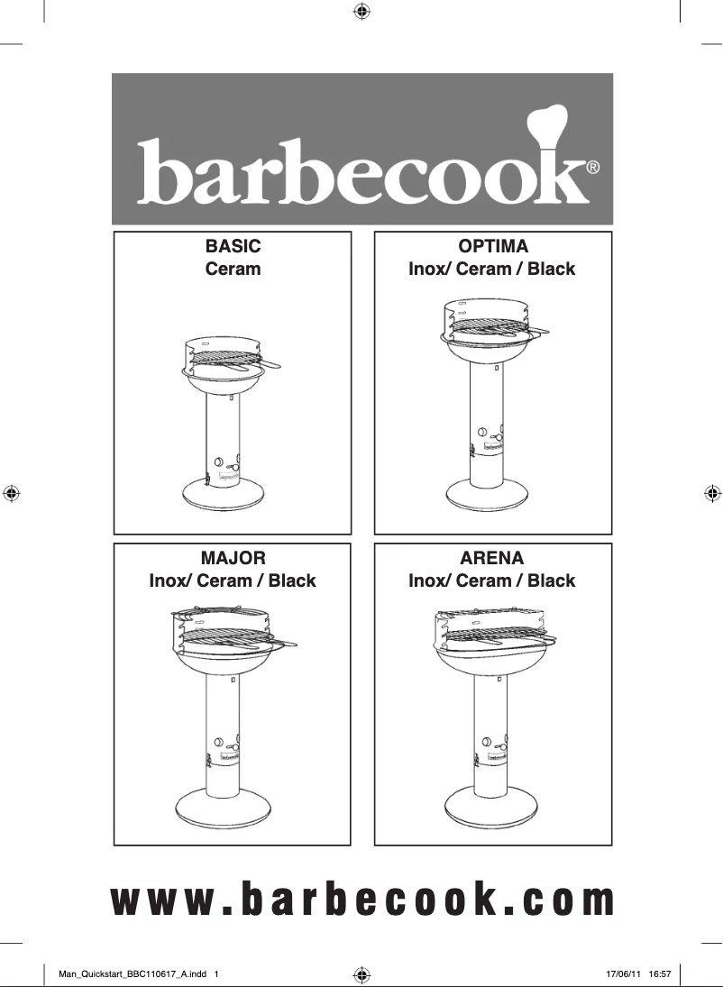 Página 1 del manual Manual de usuario Barbecook Major Ceram II (2011)