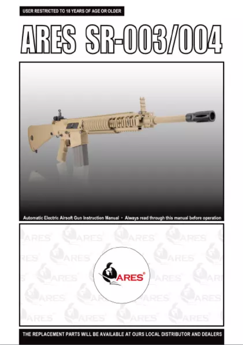 Page n°1 - Manuel utilisateur Ares SR-004