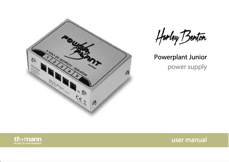 Page 1 de la notice Manuel utilisateur Harley Benton Powerplant Junior