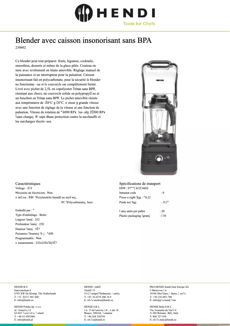 Image de la première page du manuel de l'appareil 230602